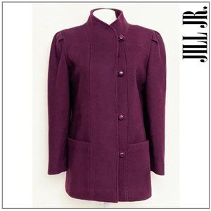 Fashioned by JILL JR Vintage Plum Jacket
